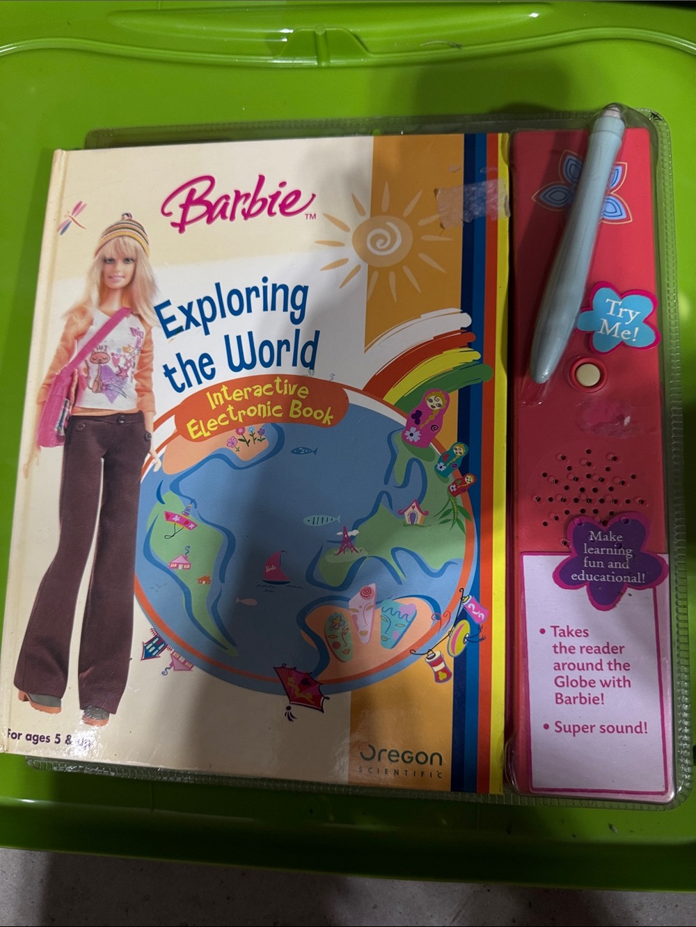 Barbie Interactive Exploring the World Electronic Book - Pink & White